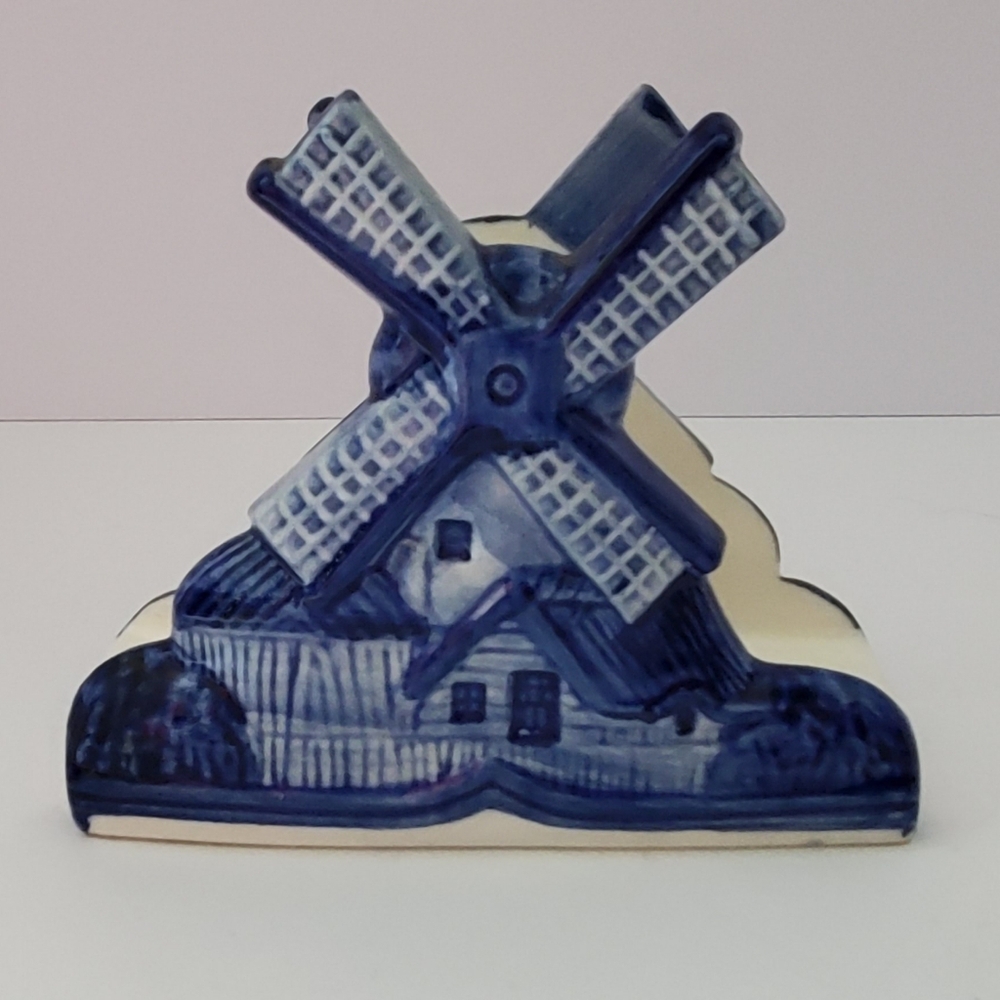 Delft Blue Handpainted Napkin Holder